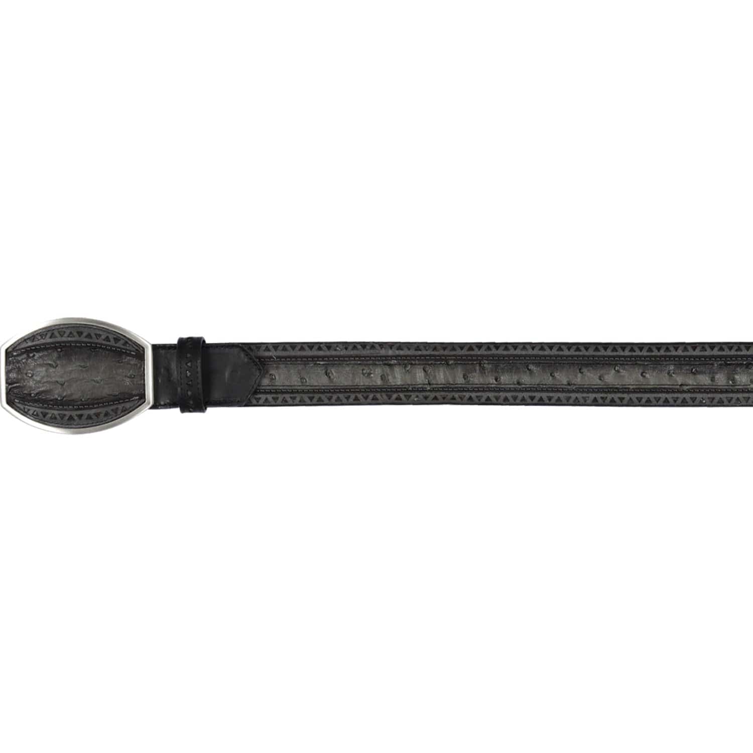 Men's Los altos Ostrich Laser Design Casual Belt C24U0338 - 32