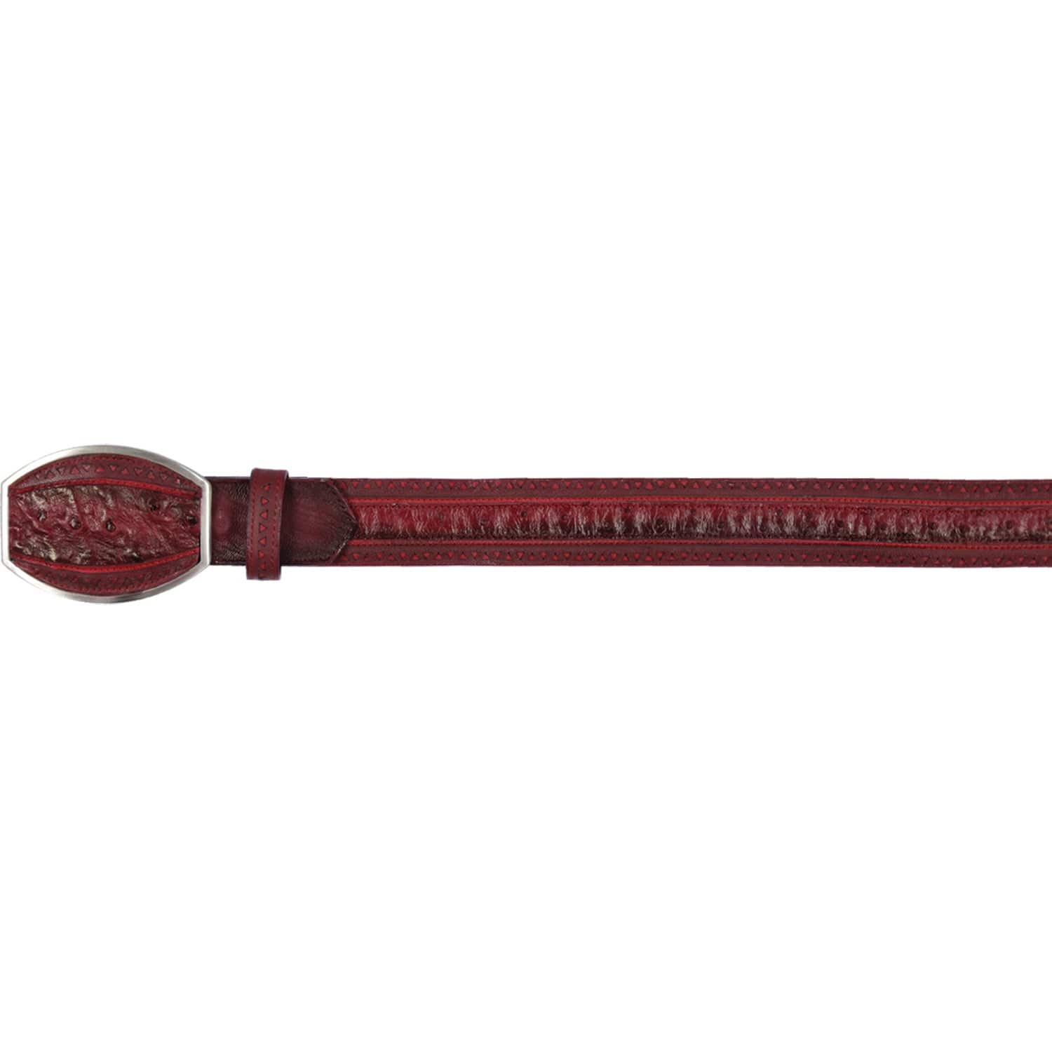 Men's Los altos Ostrich Laser Design Casual Belt C24U0343 - 32