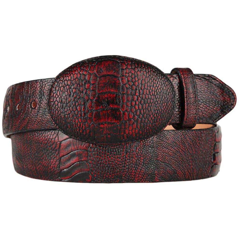 Men's Los altos Ostrich Leg Cowboy Belt C11U0518 - 32