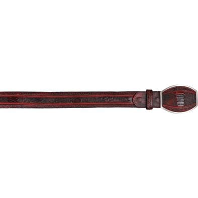 Men's Los altos Ostrich Leg Laser Design Casual Belt C24U0518 - 32