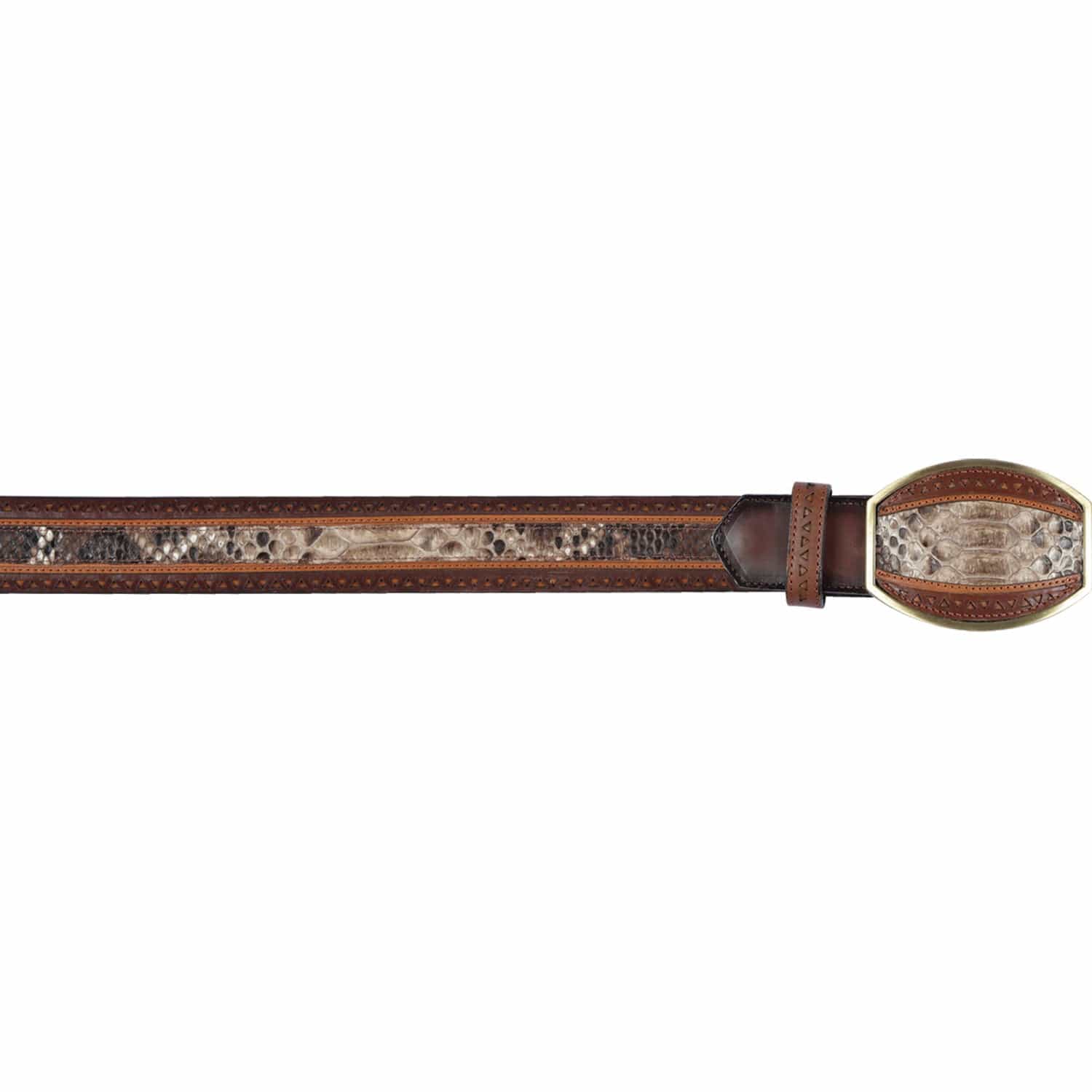 Men's Los altos Python Laser Design Casual Belt C24U5785 - 32