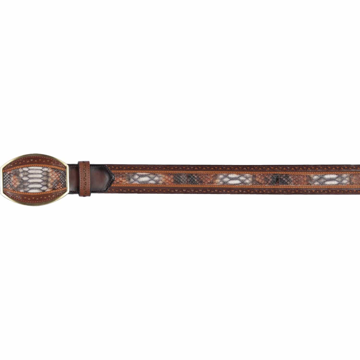 Men's Los altos Python Laser Design Casual Belt C24U5788 - 32