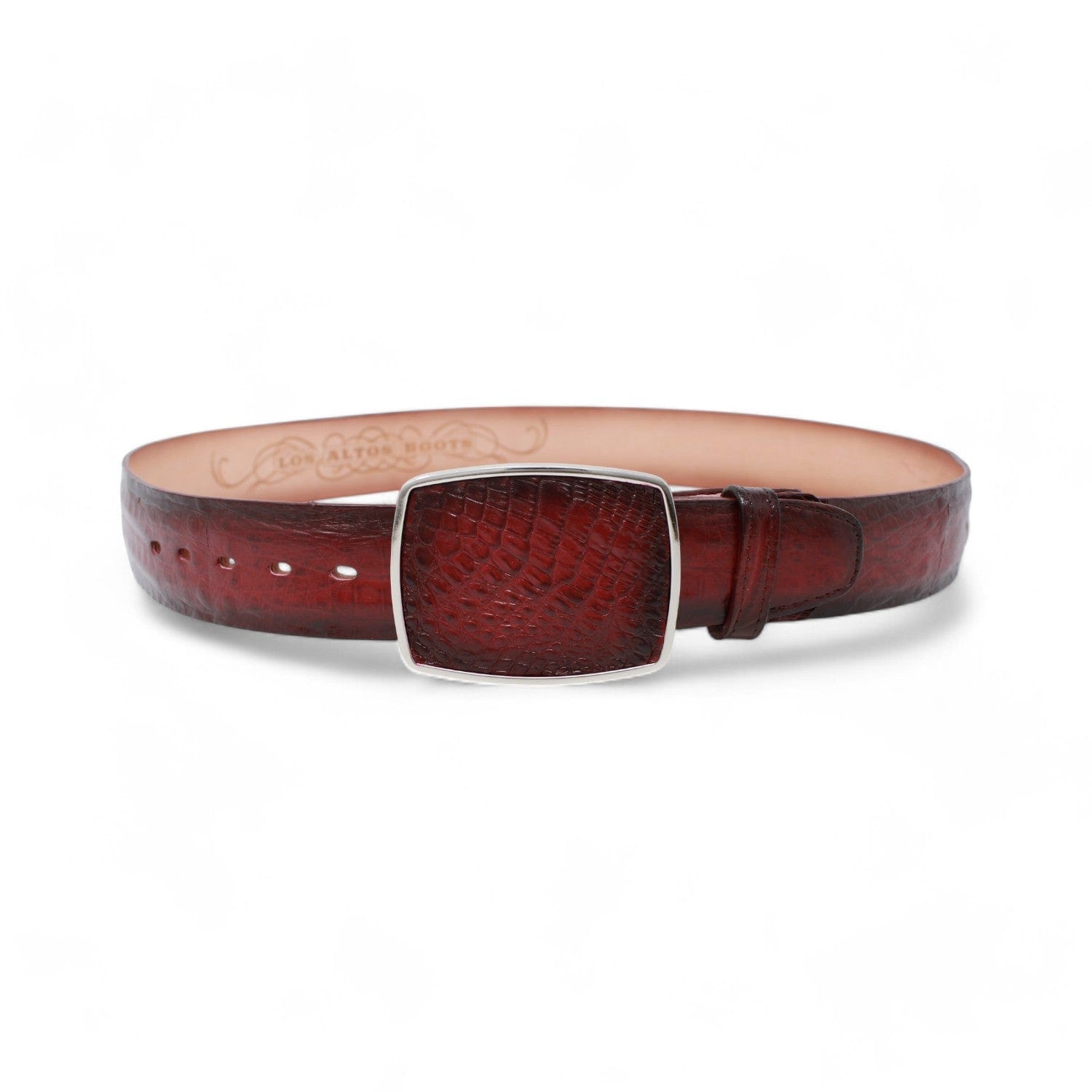 Men's Los altos Caiman Belly Cowboy Belts C11A82 - 40