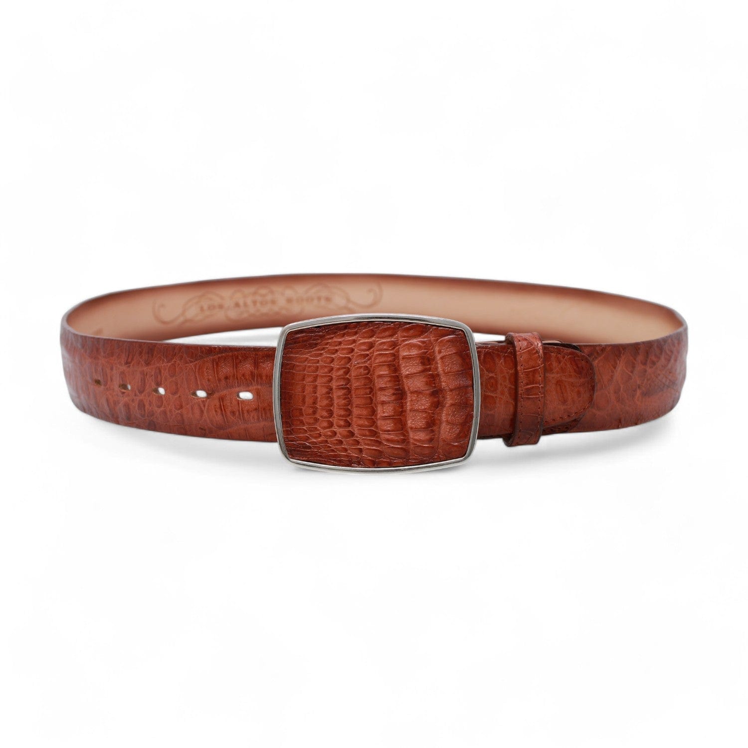 Men's Los altos Caiman Belly Cowboy Belts C11A82 - 40