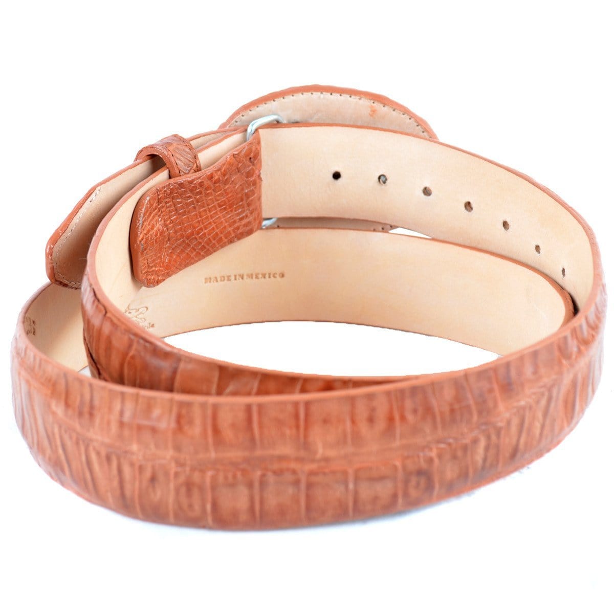 Men's Los altos Caiman Belly Cowboy Belt C11U8203 - 32