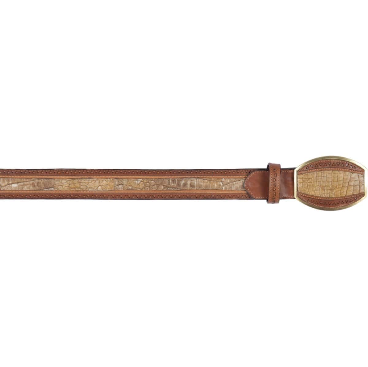 Men's Los altos Caiman Belly Laser Design Casual Belt LAB-C24U8239 - 32