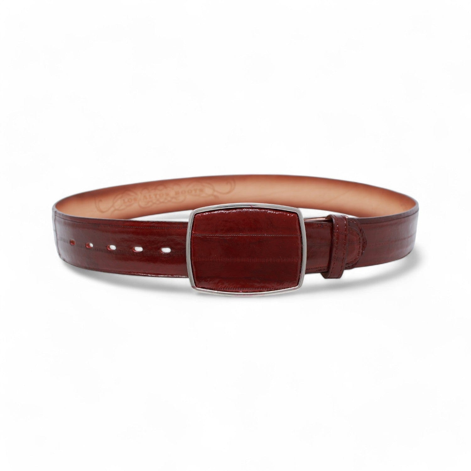 Men's Los Altos Eel Skin Cowboy Belts C11A08 - 32