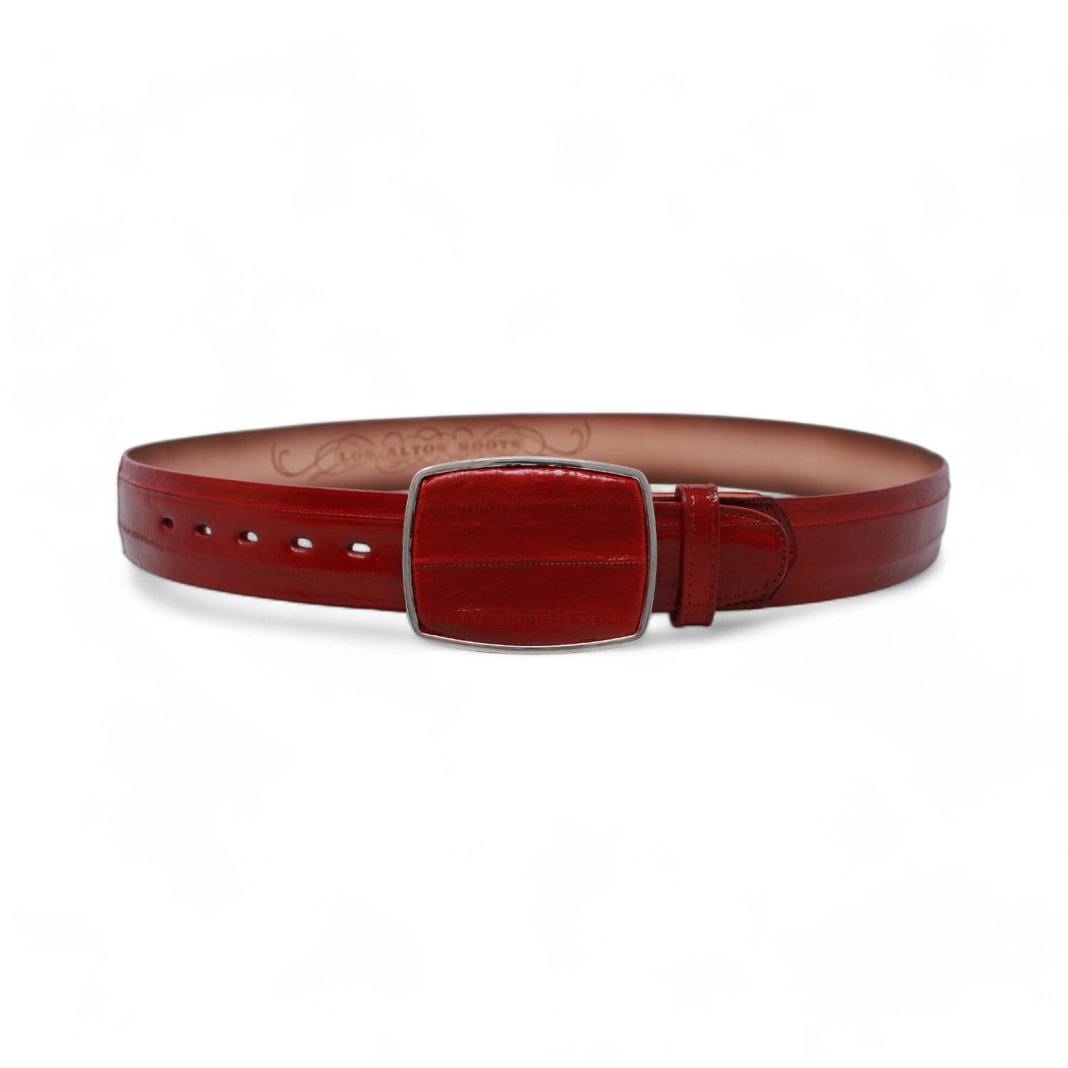 Men's Los Altos Eel Skin Cowboy Belts C11A08 - 32