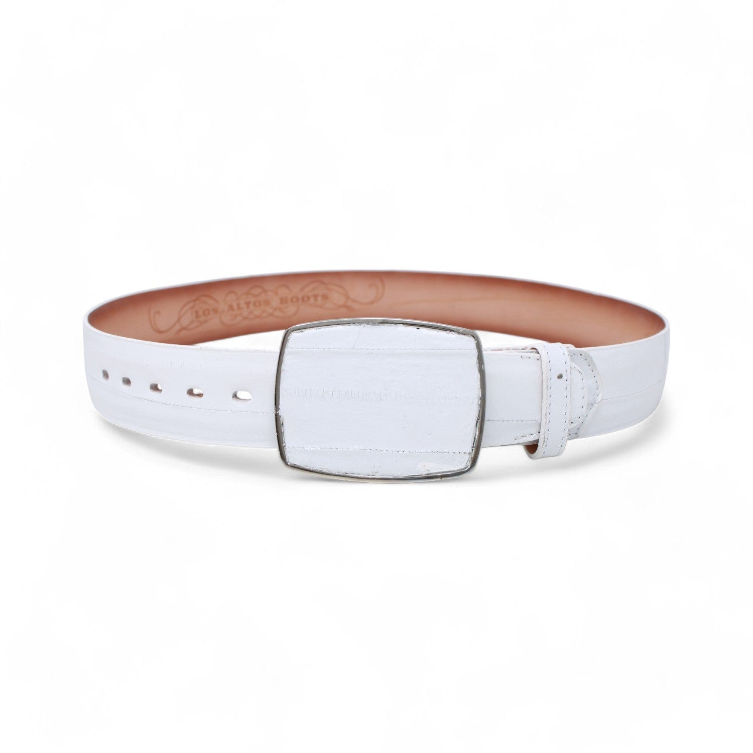 Men's Los Altos Eel Skin Cowboy Belts C11A08 - 32