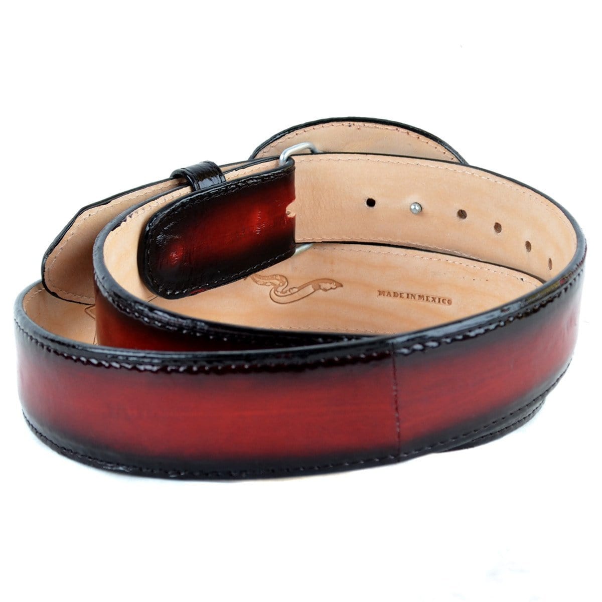 Men's Los Altos Eel Skin Cowboy Belt C11U0829 - 32