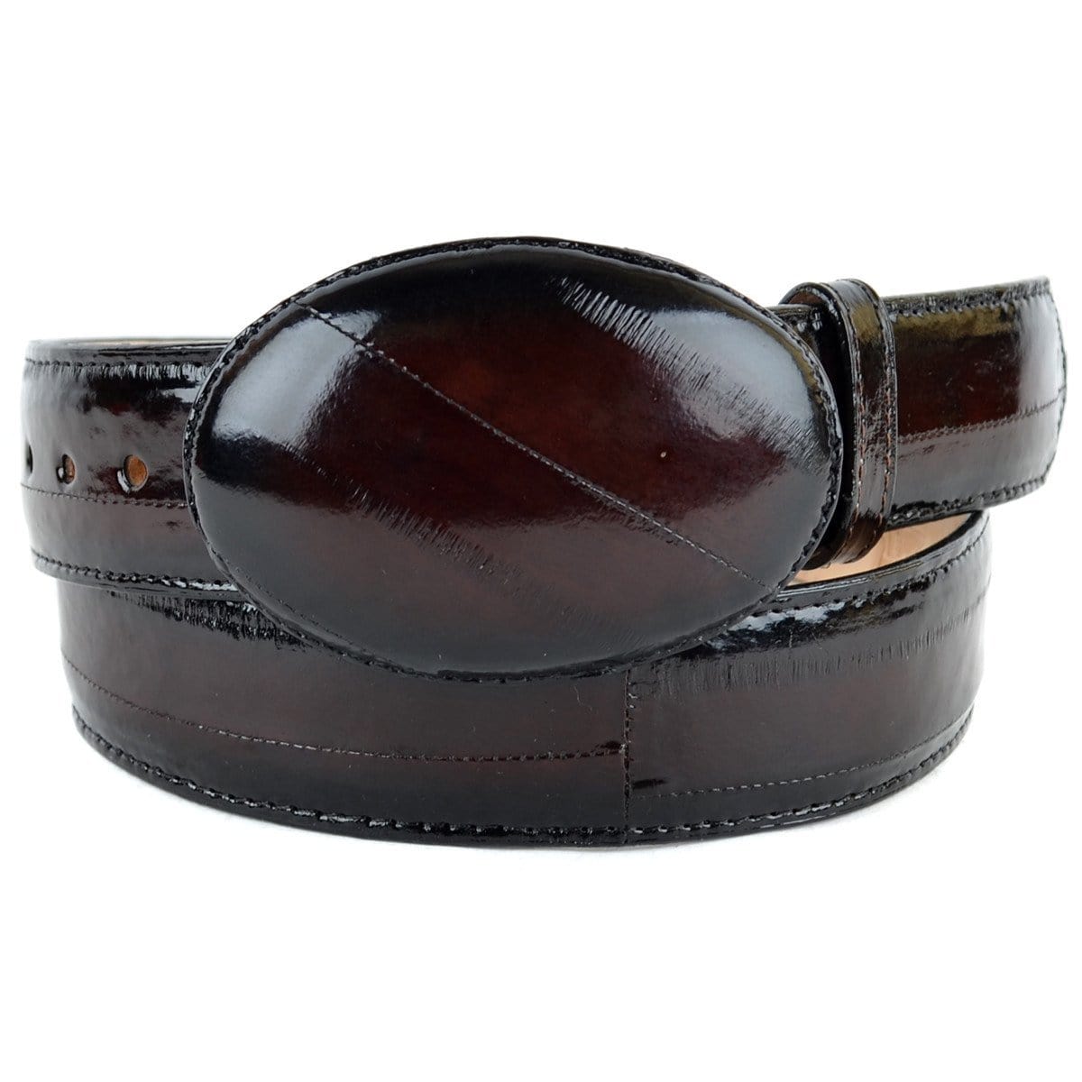 Men's Los Altos Eel Skin Cowboy Belt C11U0843 - 32