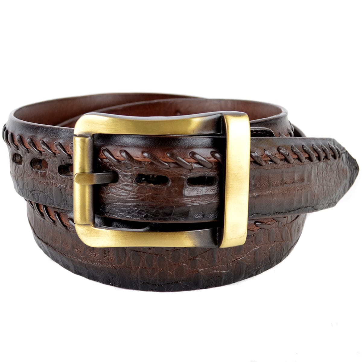 Men's Los altos Original Caiman Belly Skin Casual Belt C238207 - 32