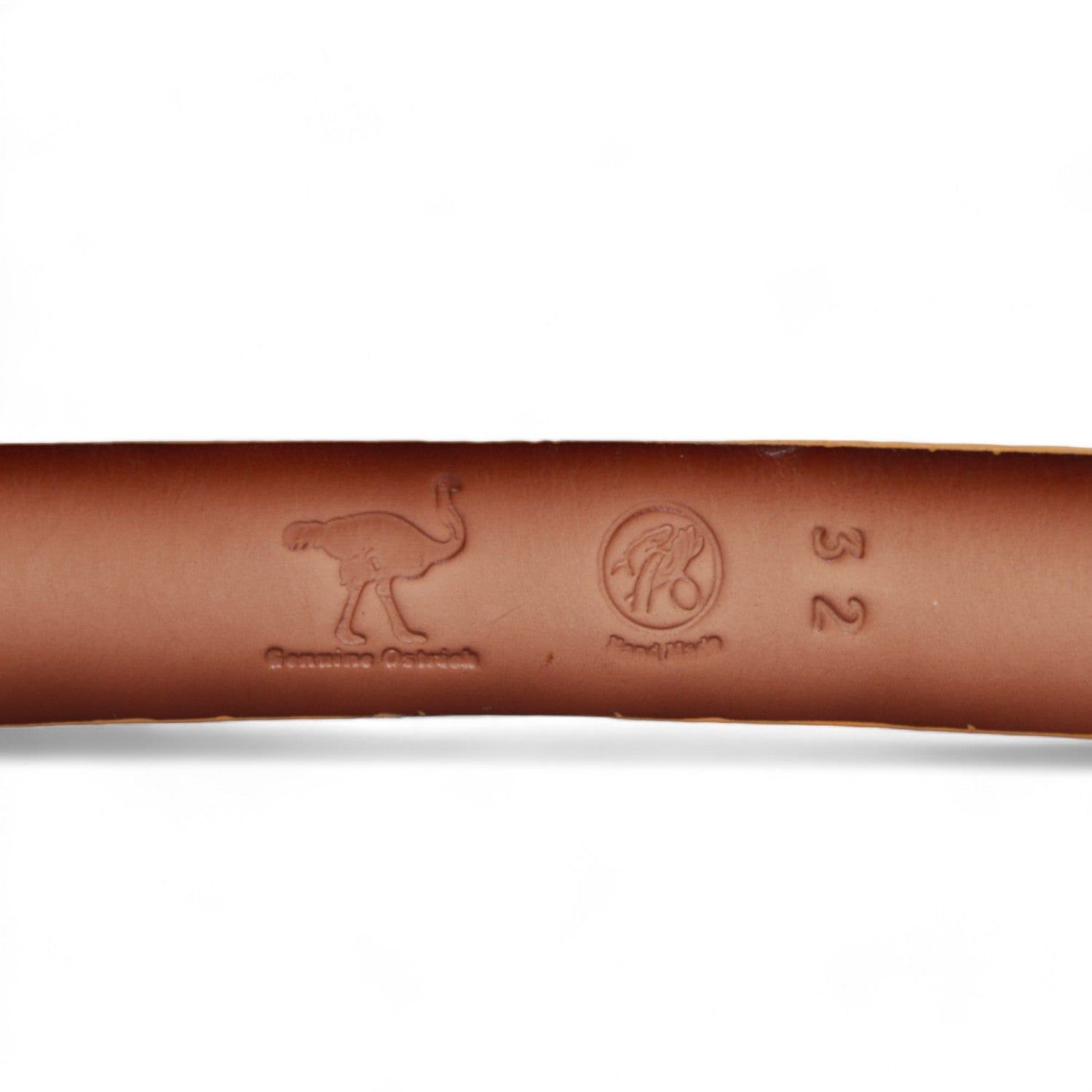 Men's Los altos Ostrich Cowboy Belt C11A03 - 32