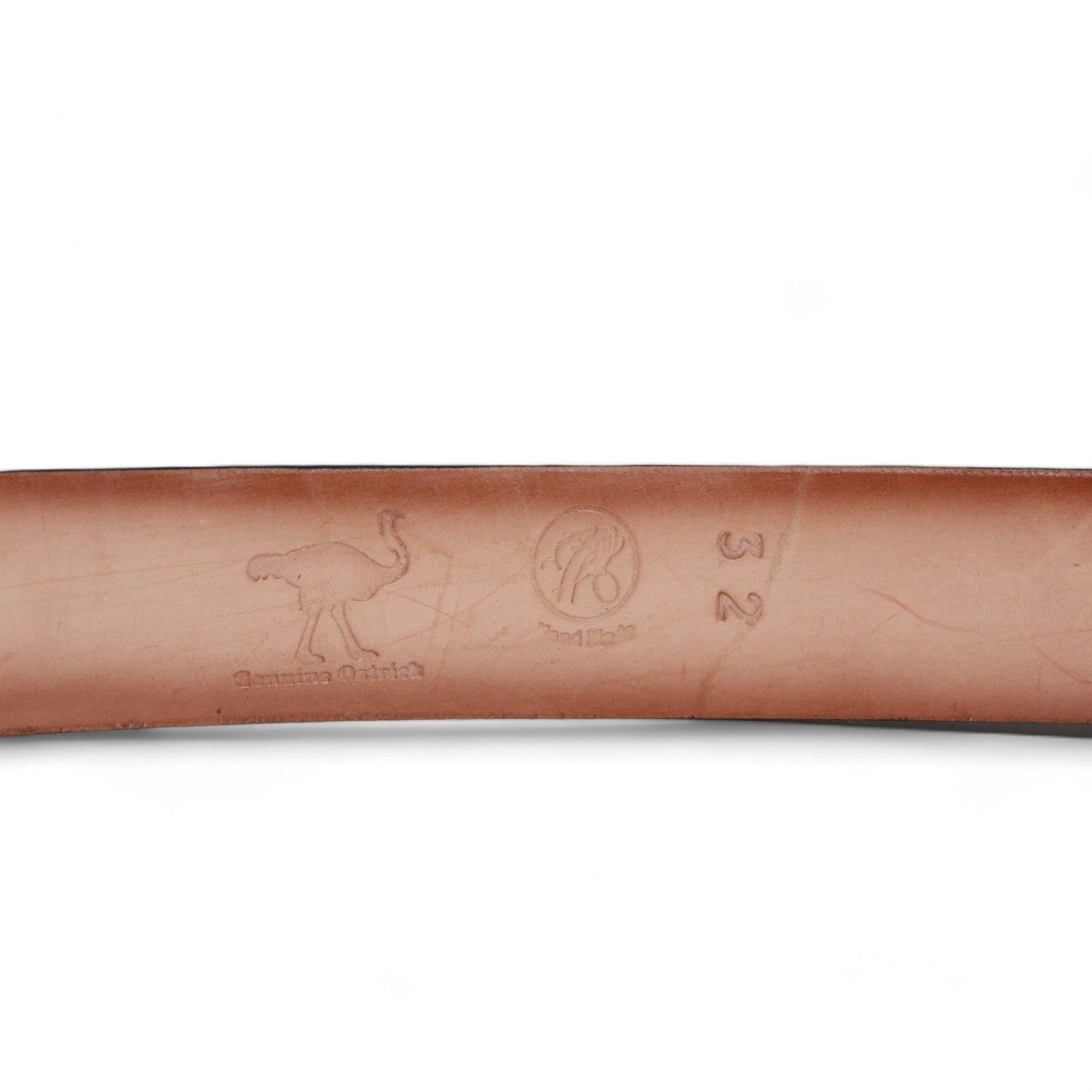 Men's Los altos Ostrich Cowboy Belt C11A03 - 32