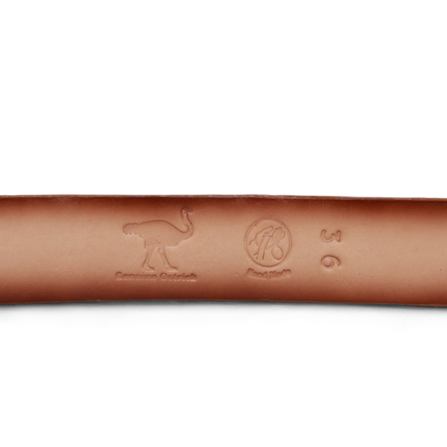 Men's Los altos Ostrich Cowboy Belt C11A03 - 32