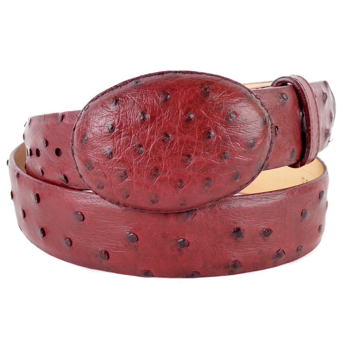 Men's Los altos Ostrich Cowboy Belt C11U0306 - 32