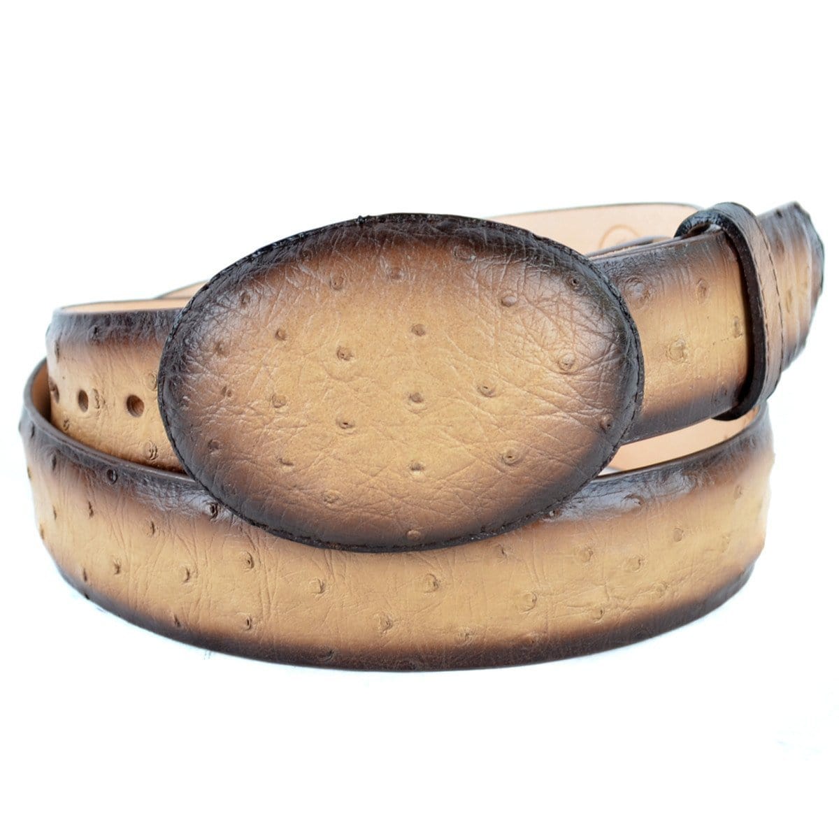 Men's Los altos Ostrich Cowboy Belt C11U0315 - 32