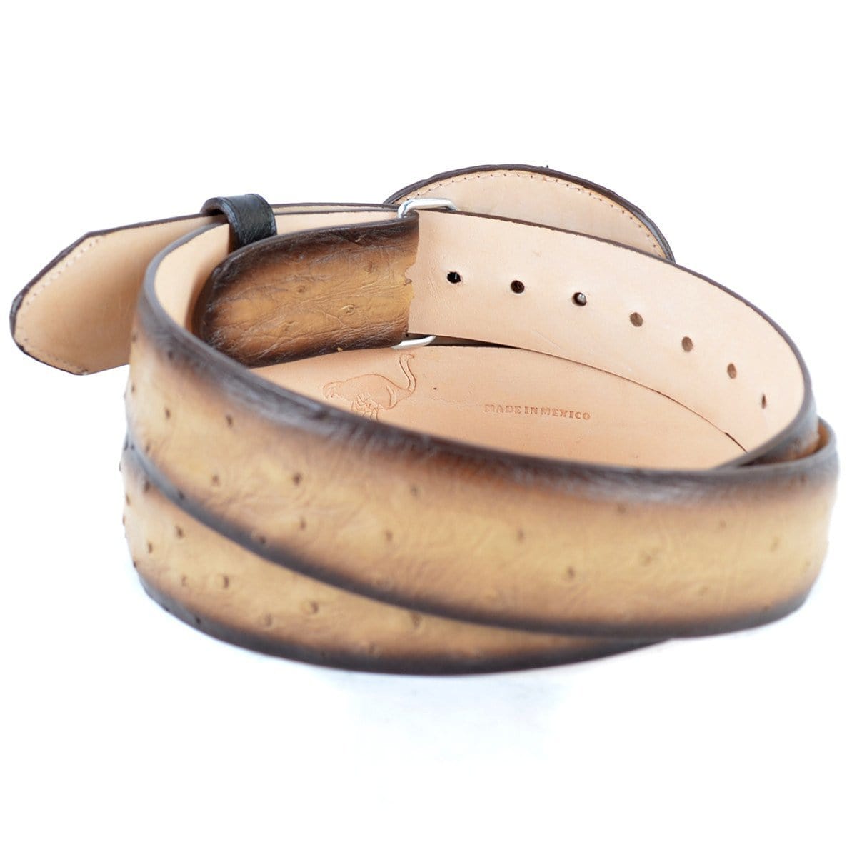 Men's Los altos Ostrich Cowboy Belt C11U0315 - 32