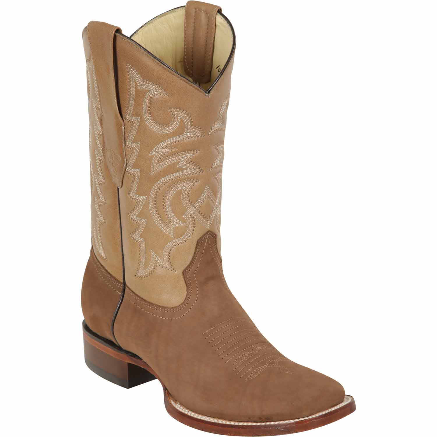 Los Altos Genuine Leather Wide Square Toe Boot 82263 - 6