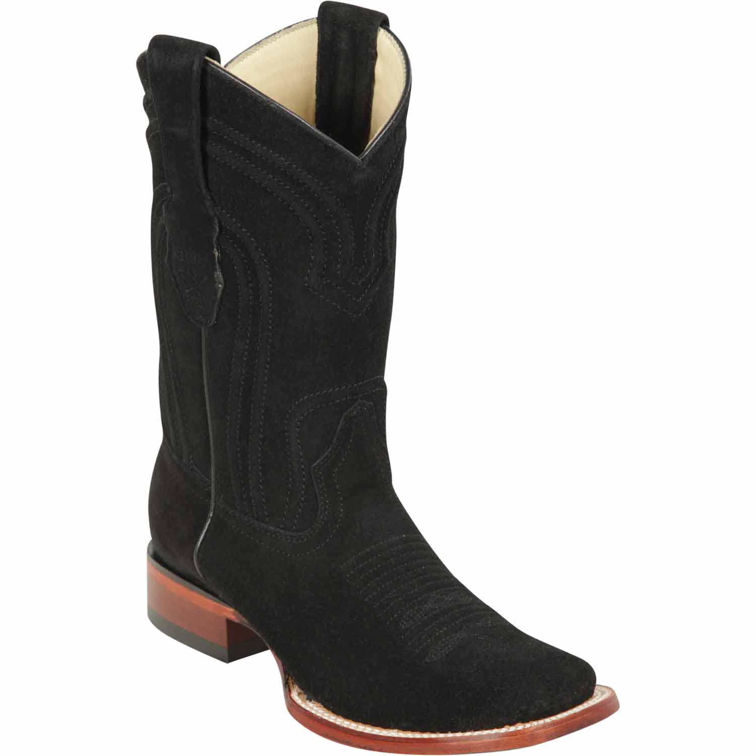 Los Altos Genuine Leather Wide Square Toe Boot 82266 - 6