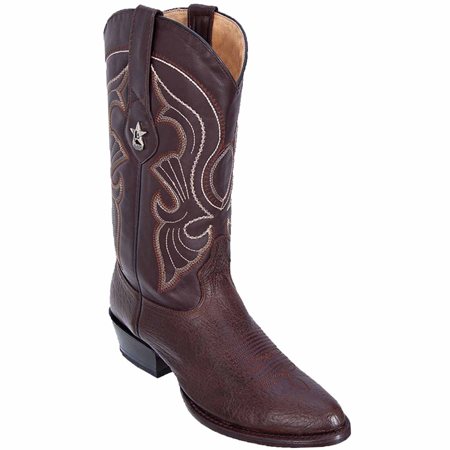 Men's Los Altos Bull Shoulder Skin Round Toe Boots 6531 - 6