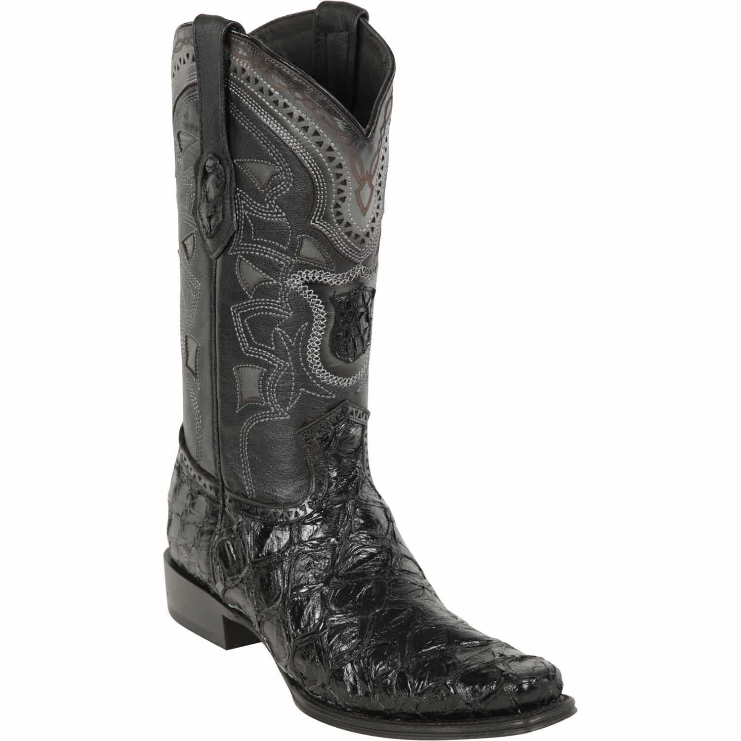 Men's Los Altos Monster Fish European Square Toe BootS 7610 - 6