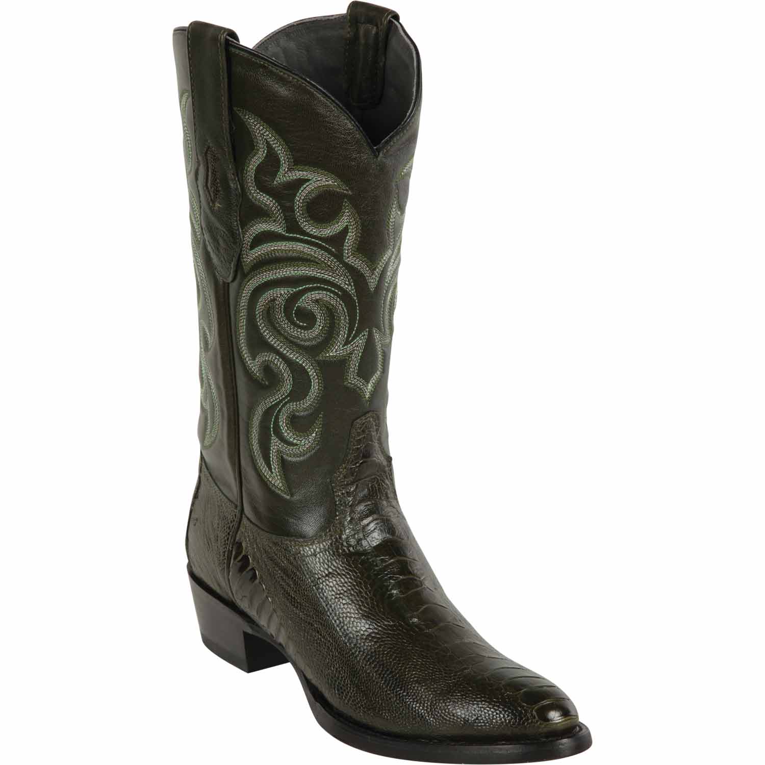 Men's Los Altos Original Ostrich Leg Round Toe Boots - 6