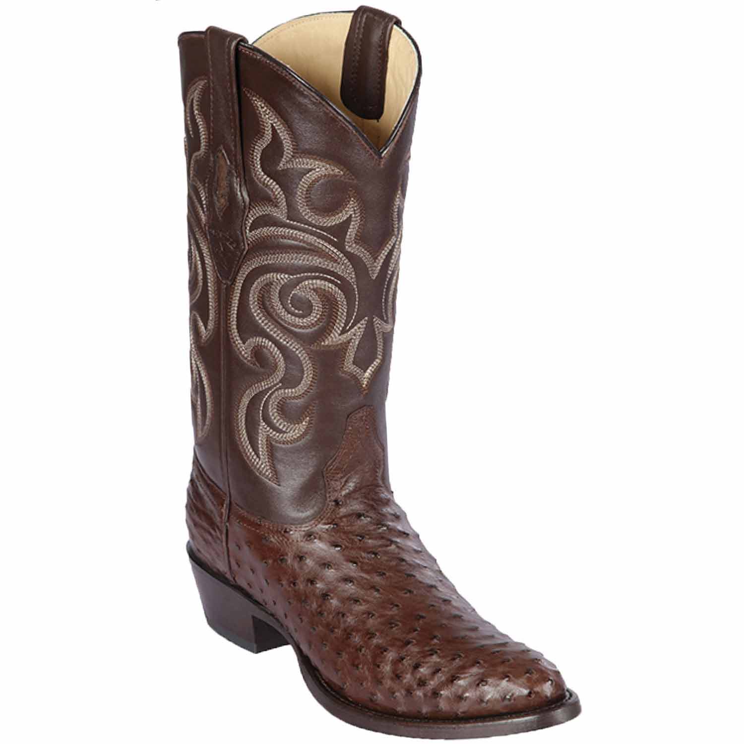 Men's Los Altos Original Ostrich Round Toe Boots 6503-A - 6