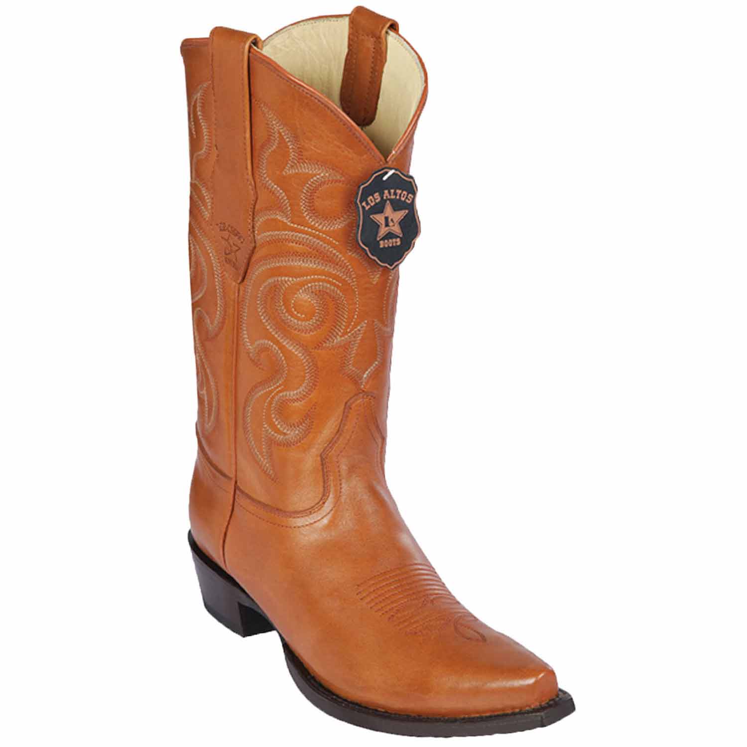 Men's Los Altos Pull Up Leather Snip Toe Boots 9438 - 6