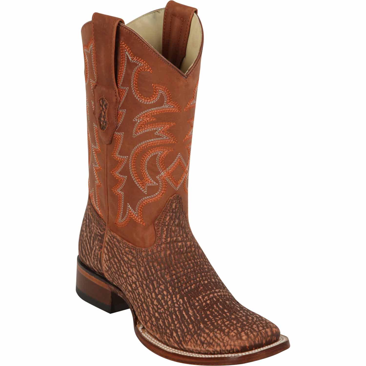Men's Los Altos Shark Skin Wide Square Toe Boots - 6
