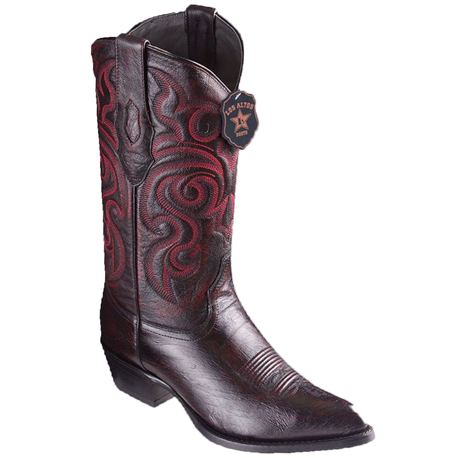 Men's Los Altos Smooth Ostrich J Toe Boots 9997 - 6