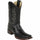 Los Altos Boots Boots Black / 6 Men's Los Altos Genuine Ostrich Square Toe Boots - Black LAB-812T8305