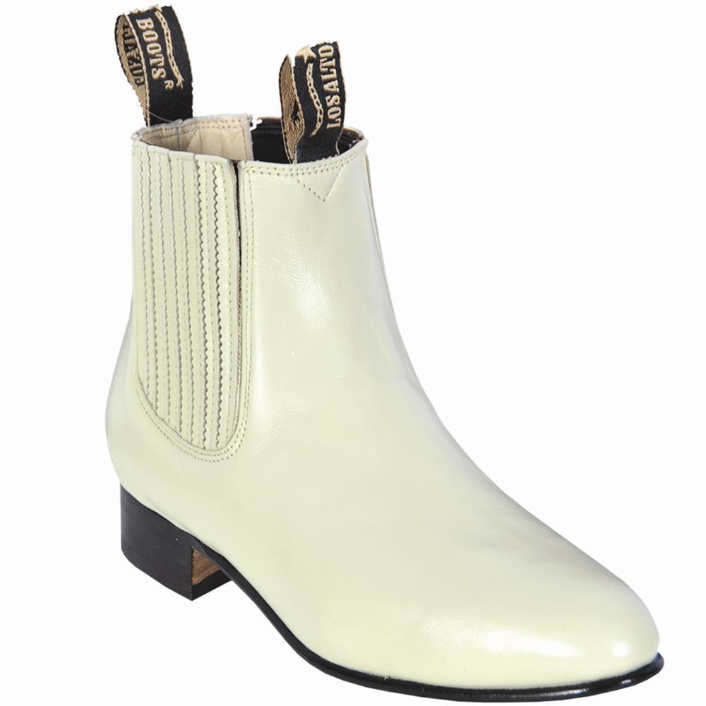 Los Altos Deer Skin Ankle Boots LAB-6151-B - 6