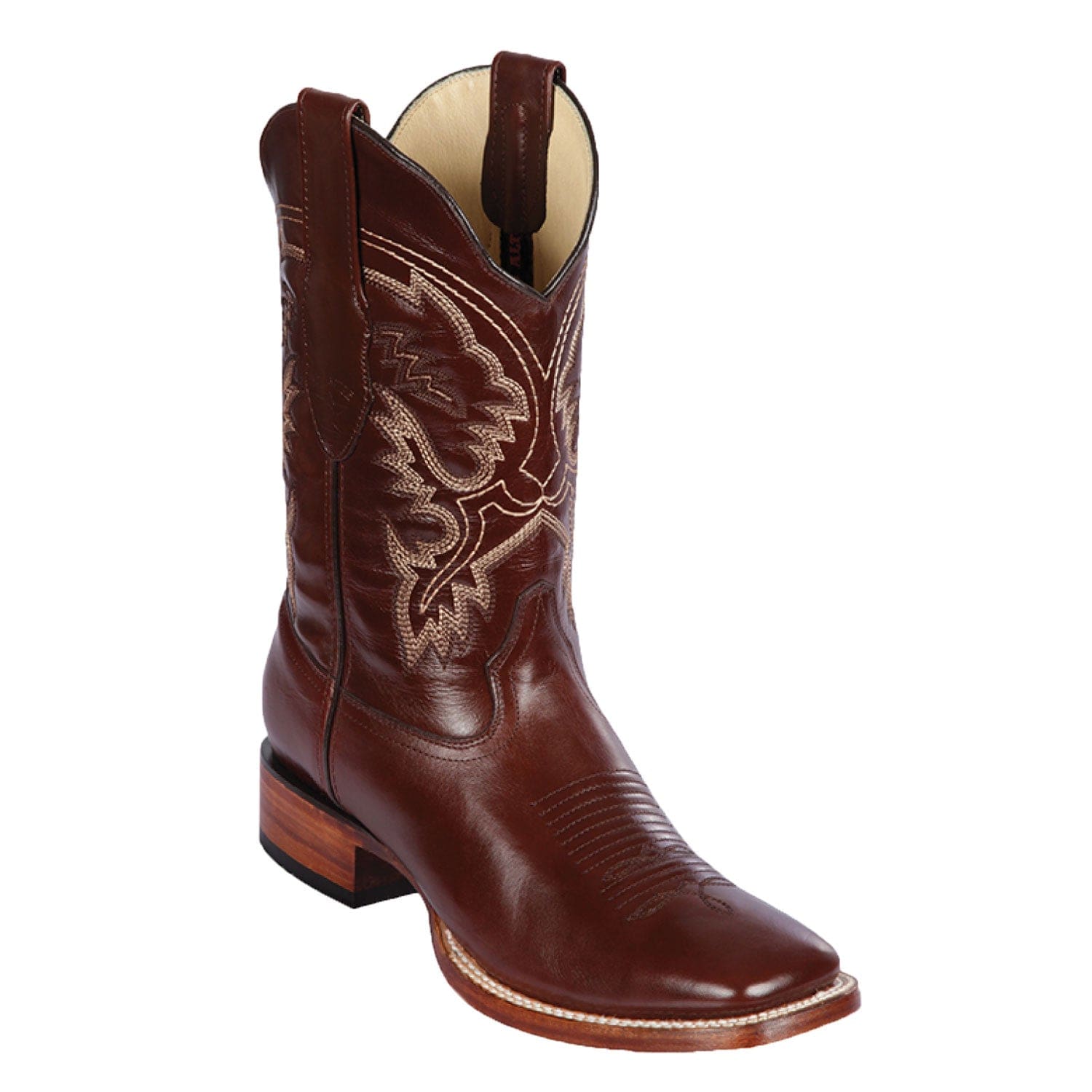Los Altos Genuine Leather Wide Square Toe Boot 82238 - 6