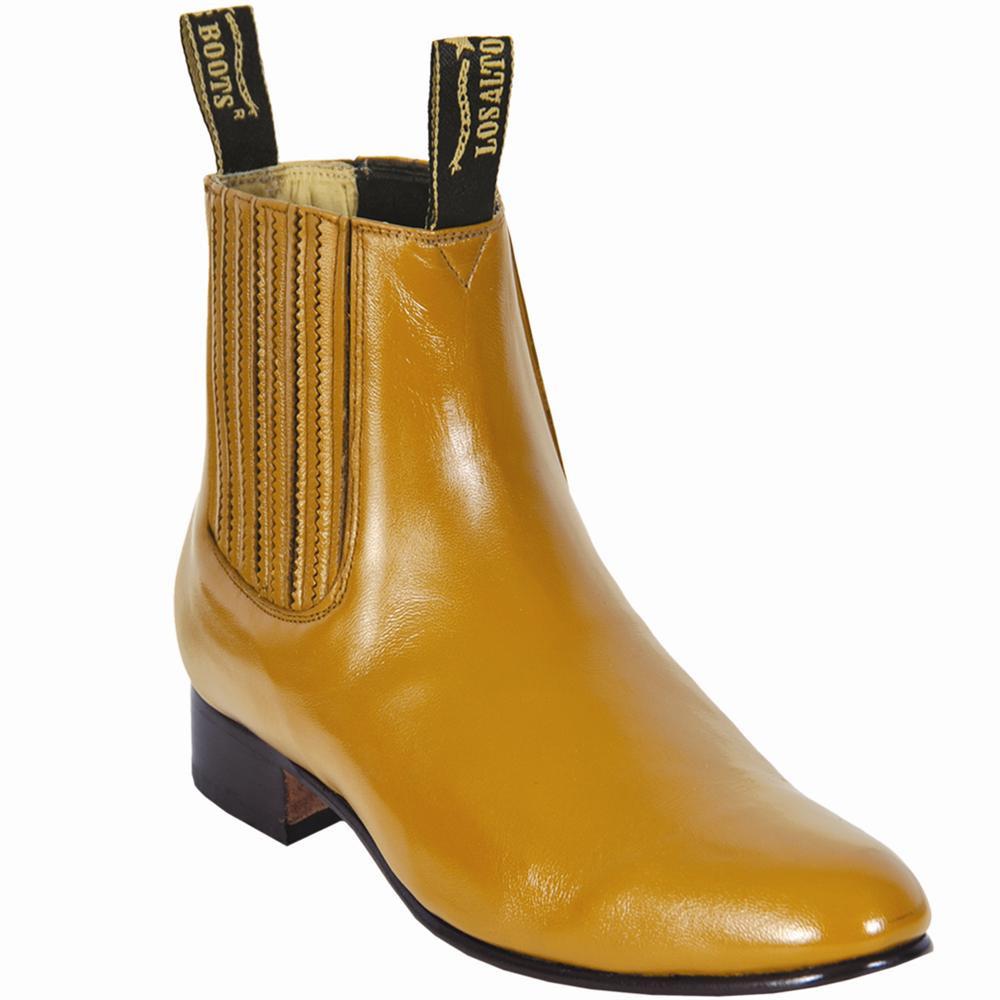 Los Altos Deer Skin Ankle Boots LAB-6151-B - 6