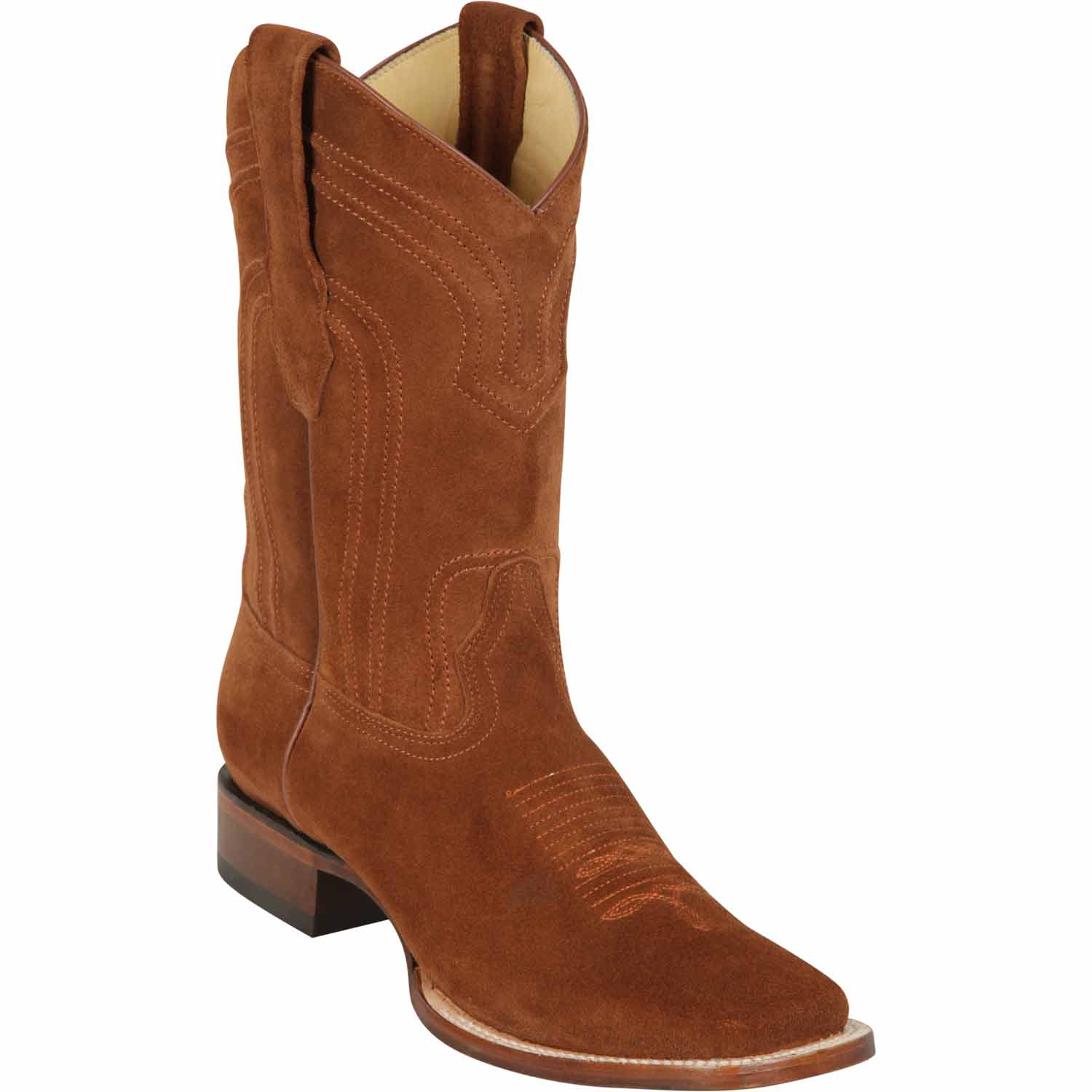 Los Altos Genuine Leather Wide Square Toe Boot 82266 - 6