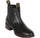 Los Altos Boots Boots Los Altos Men's Round Toe Leather Short Boots Black LAB-50B2105