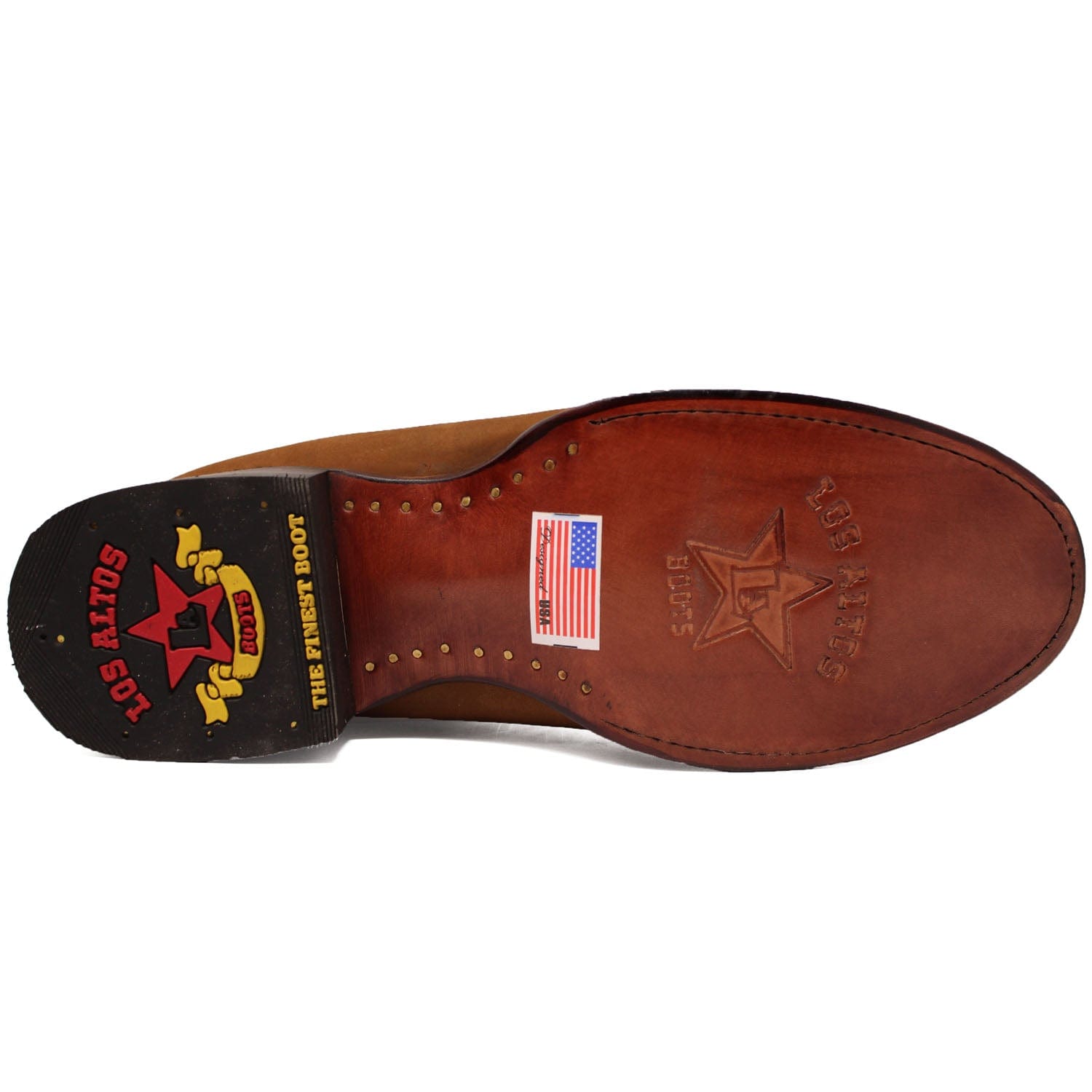 Los Altos Men's Round Toe Suede Leather Short Boots LAB-50B63 - 6