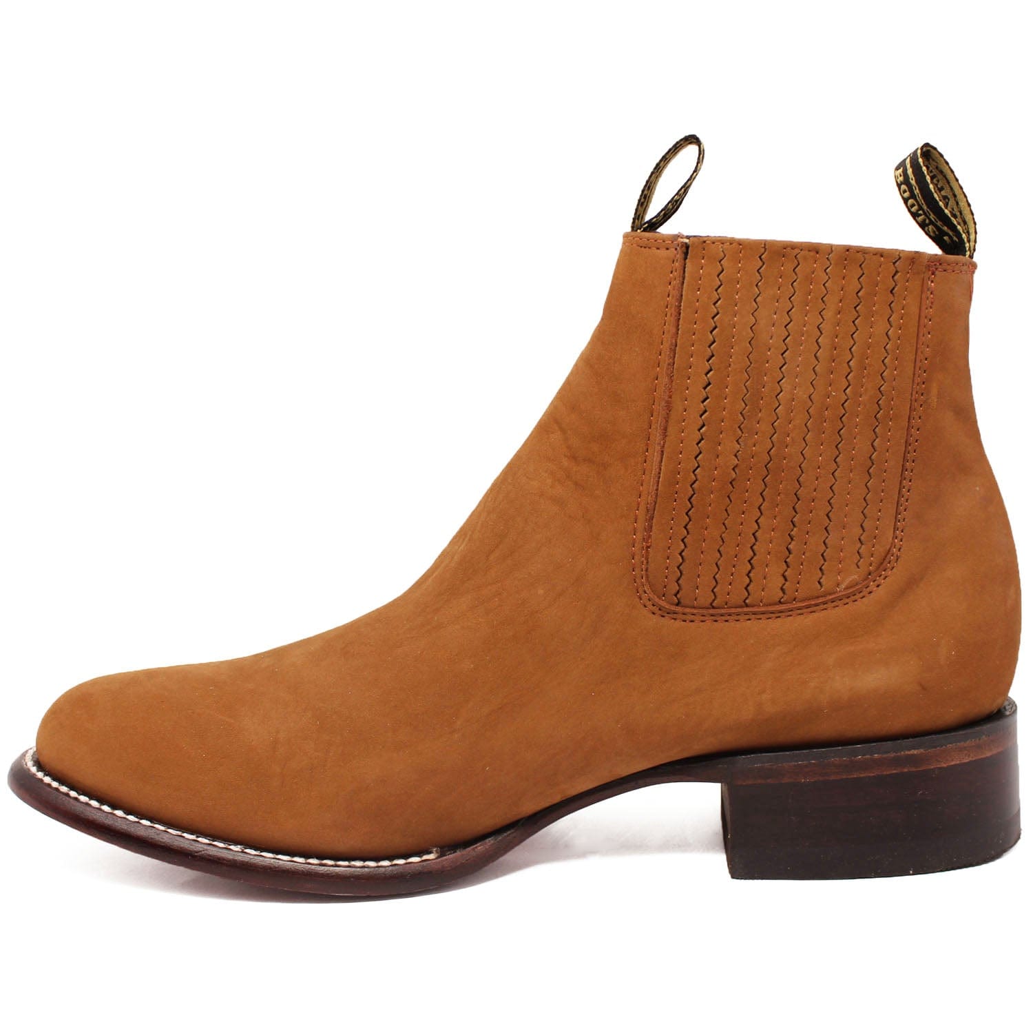 Los Altos Men's Round Toe Suede Leather Short Boots LAB-50B63 - 6