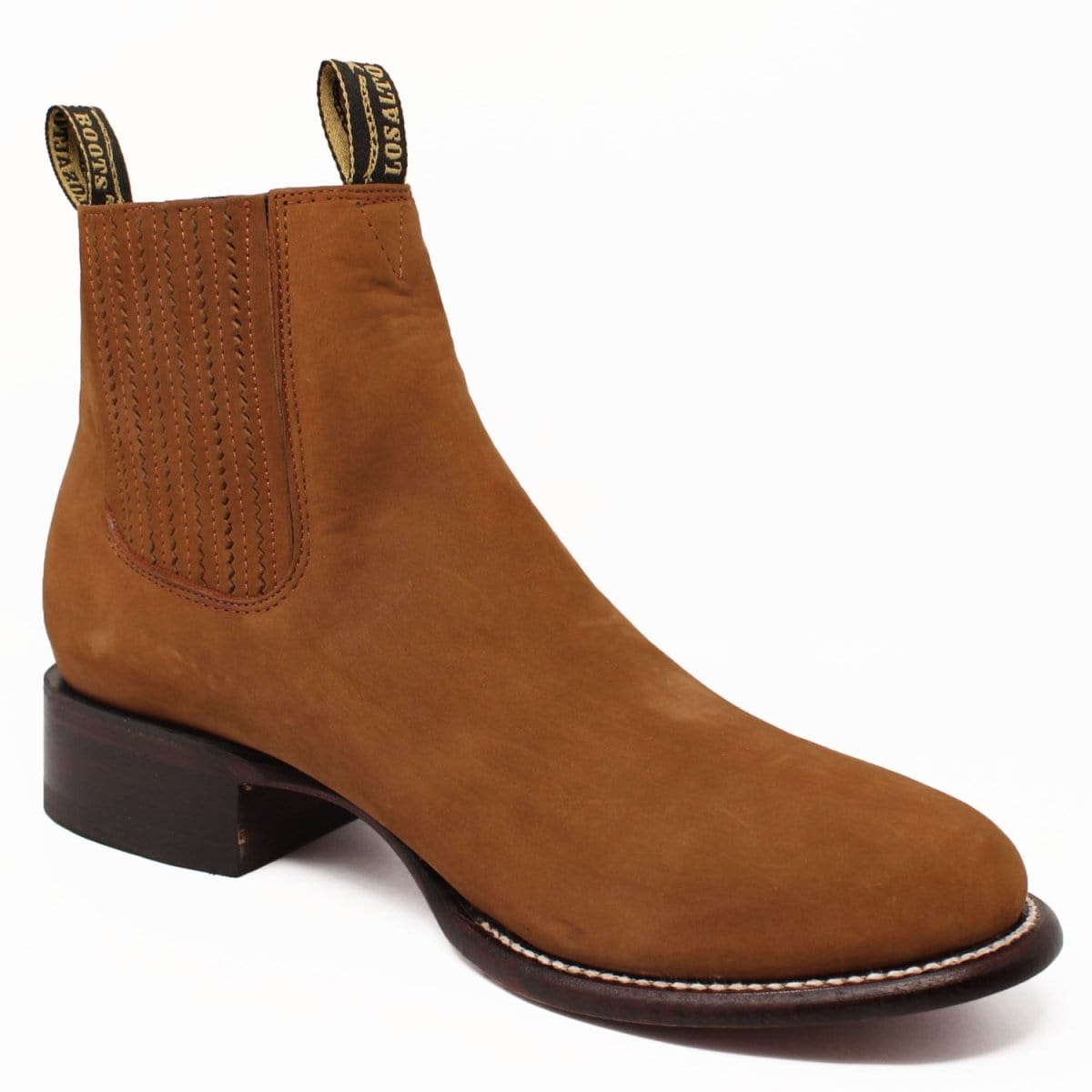 Los Altos Men's Round Toe Suede Leather Short Boots LAB-50B63 - 6