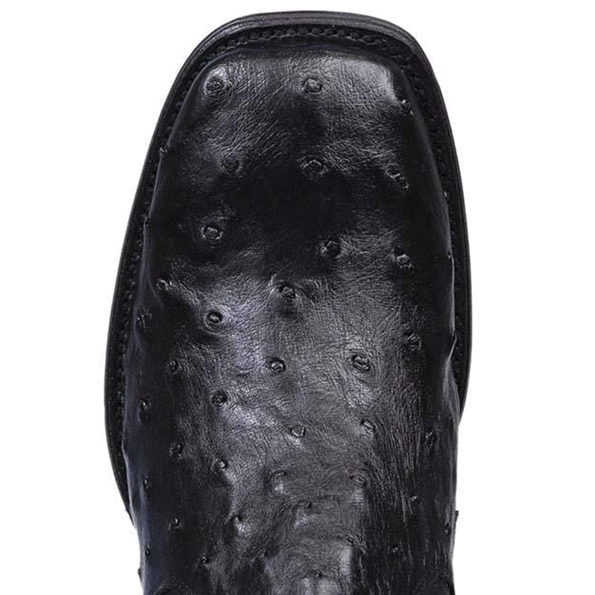 Los Altos Men's Square Toe Ostrich Short Boots LAB-82BV03 - 6