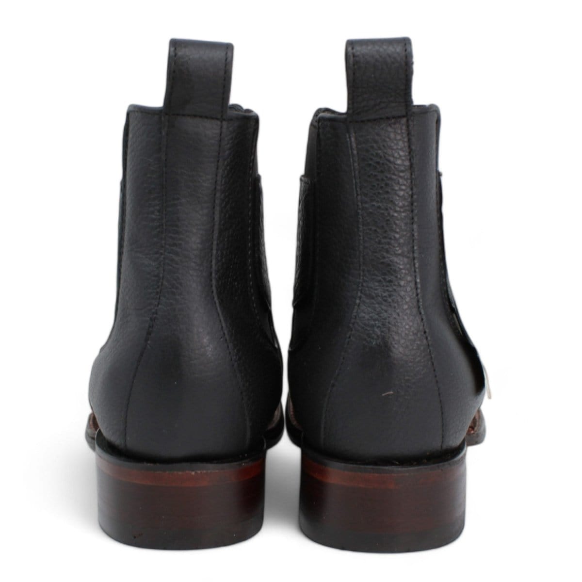 Los Altos Men's Wide Square Toe Suede Leather Short Boots LAB-82BV63 - 6