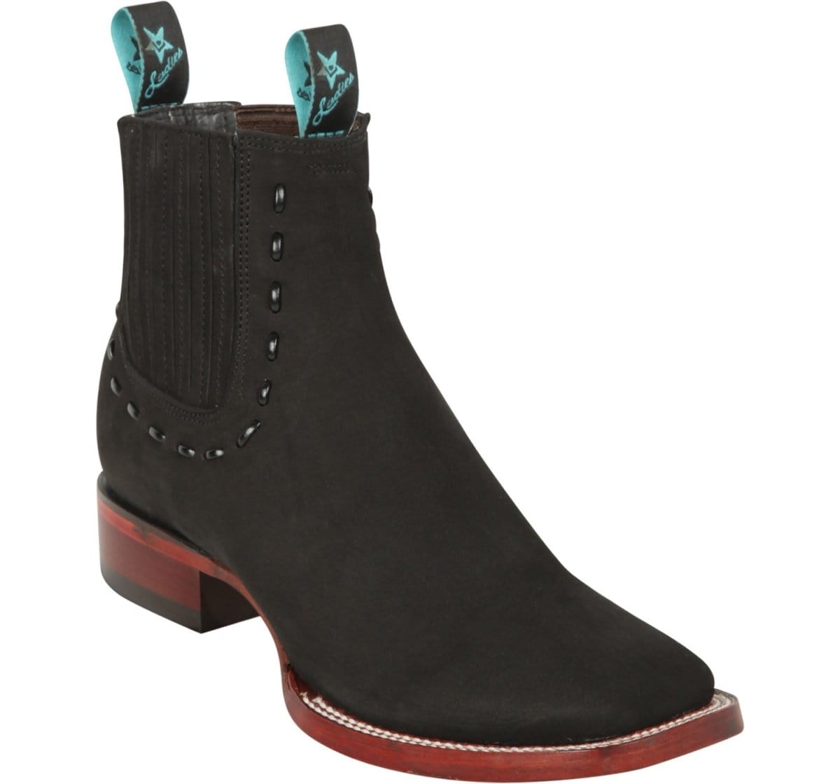 Los Altos Women's Square Toe Ankle Boots LAB-32B62 - 5