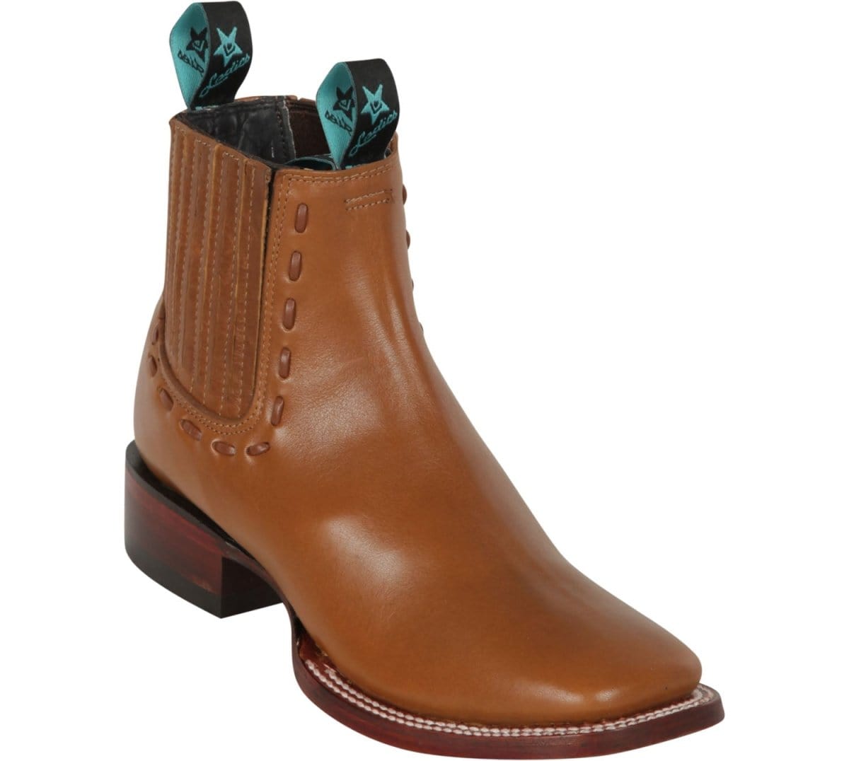 Los Altos Women's Square Toe Ankle Boots LAB-32B21 - 5