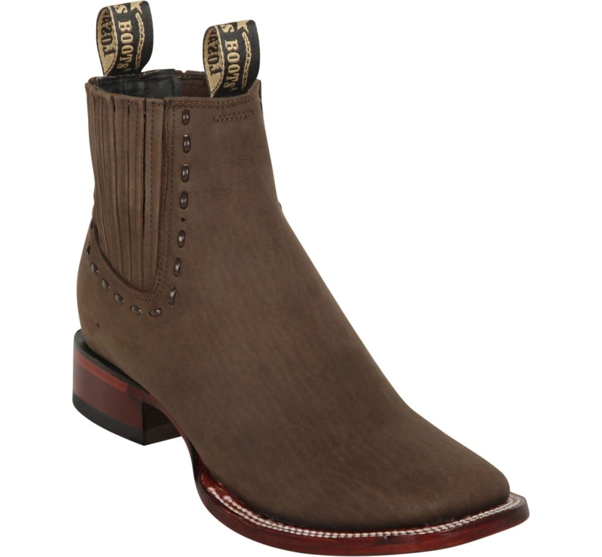 Los Altos Women's Square Toe Ankle Boots LAB-32B62 - 5