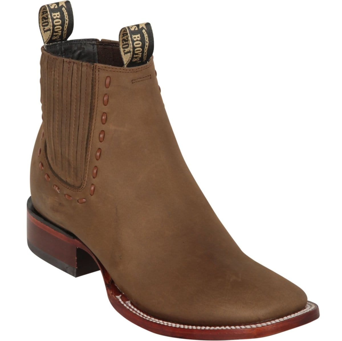 Los Altos Women's Square Toe Ankle Boots LAB-32B62 - 5