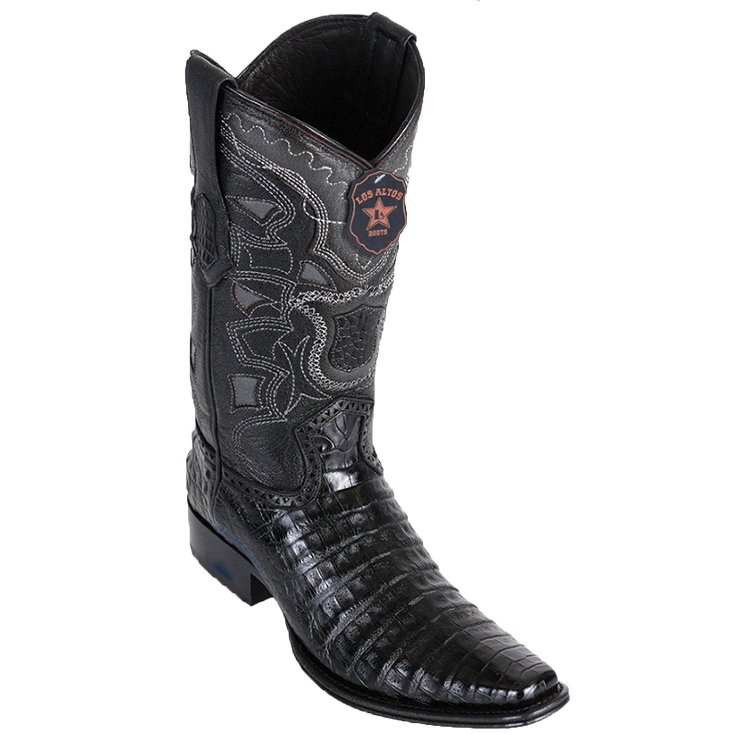 Men's Los Altos Caiman Belly European Square Toe Boot 7682-A - 6