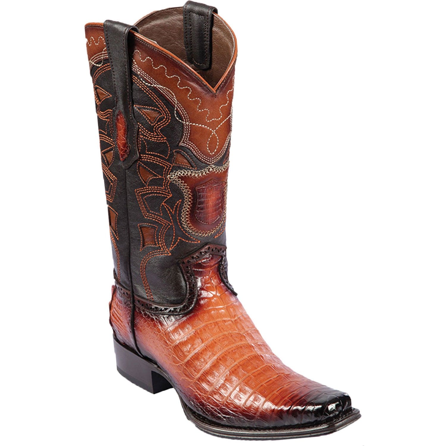 Men's Los Altos Caiman Belly European Square Toe Boot 7682-B - 6