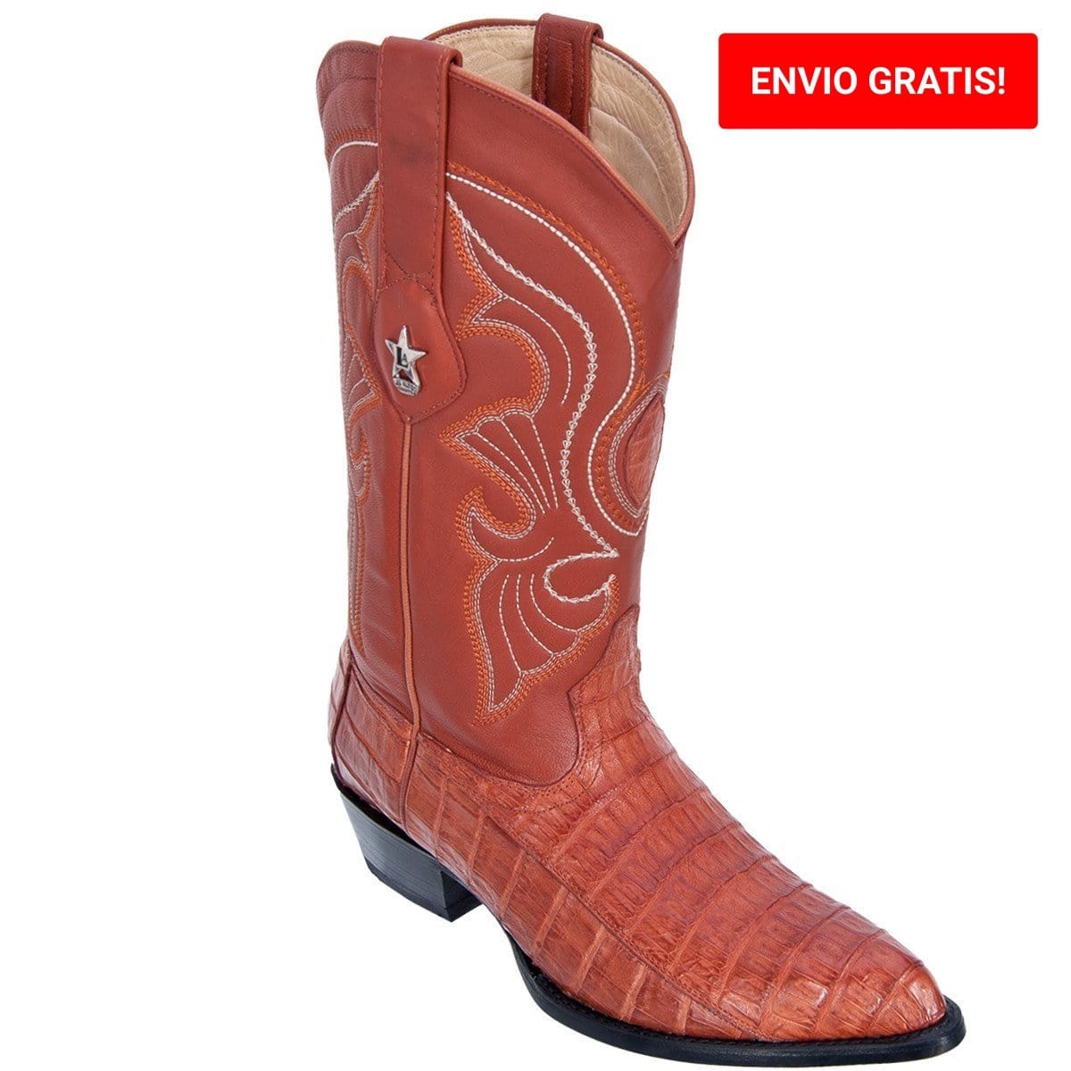 Men's Los Altos Caiman Belly J Toe Boots 9982 - 6