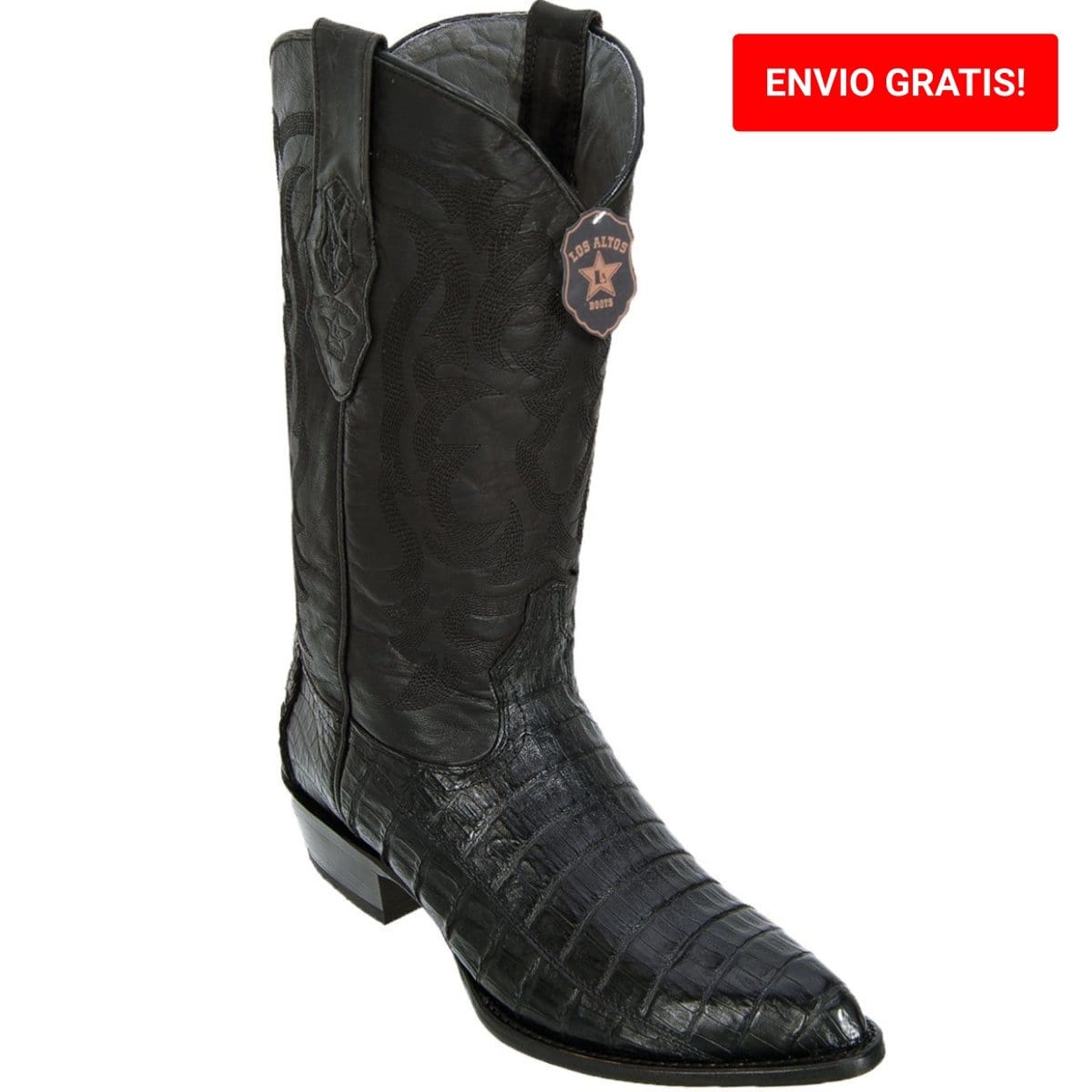 Men's Los Altos Caiman Belly J Toe Boots 9982 - 6